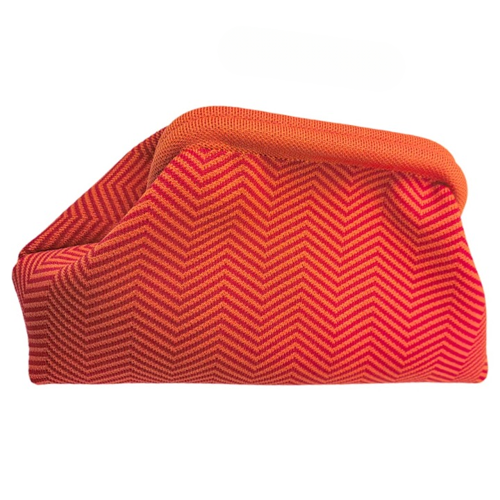 Emela Stripe Knit Day Clutches