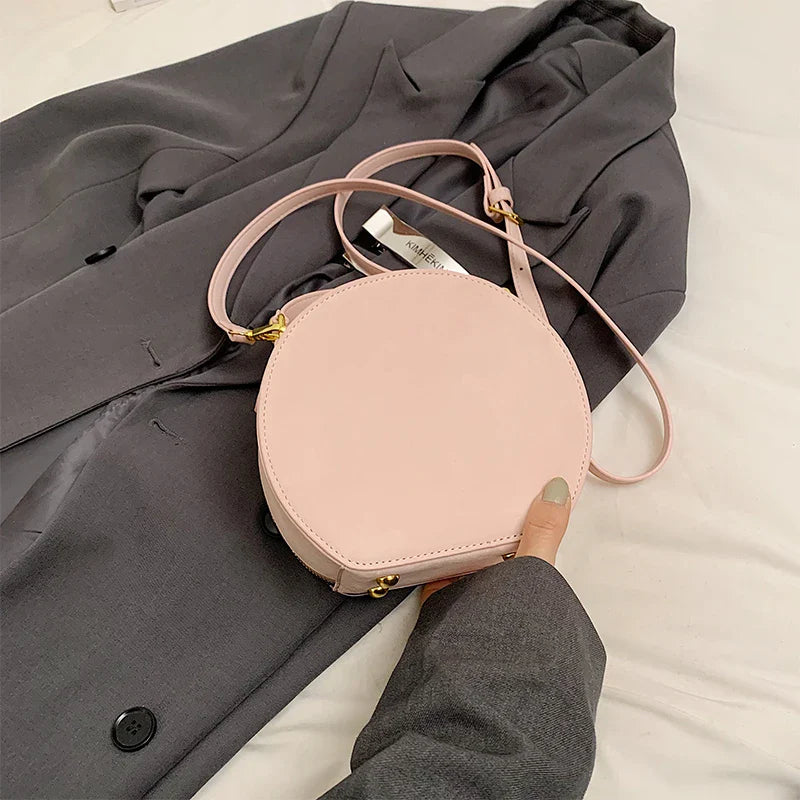 Cassia Floral Embroidery Round Mini Bag