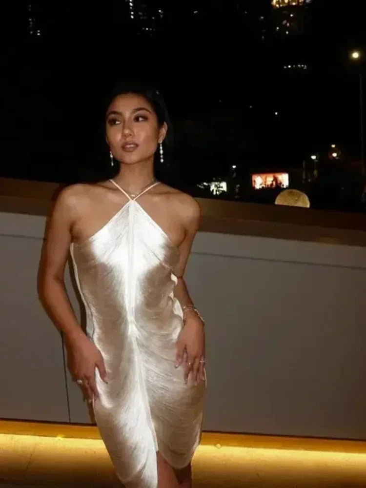 Fringe V Neck Cut Out Patchwork Mini Dress