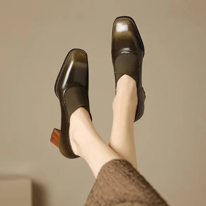 Phillo Gradient Oxford Bootie Pumps