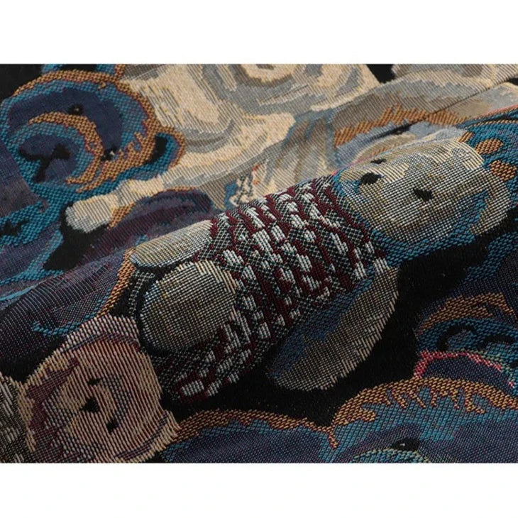 Jadan Bear Jacquard Mini Skirts