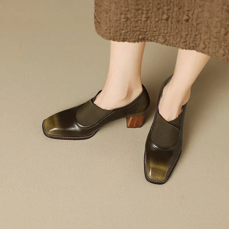 Phillo Gradient Oxford Bootie Pumps