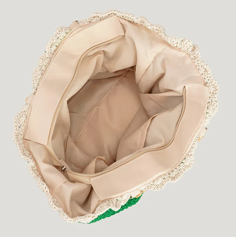 Bahar Bohemian Crochet Tote Bag