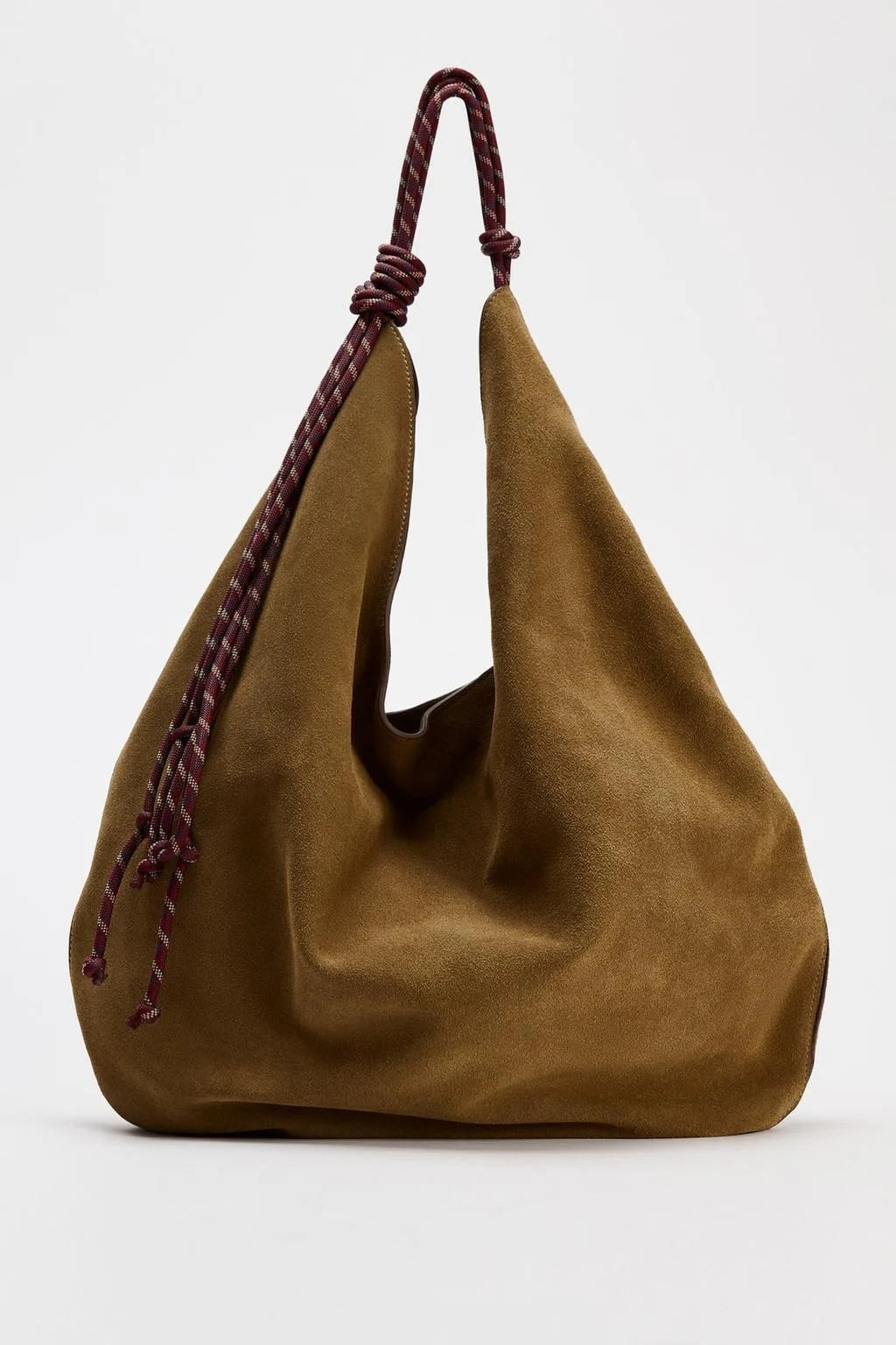 Maja Faux Suede Large Hobo Bag