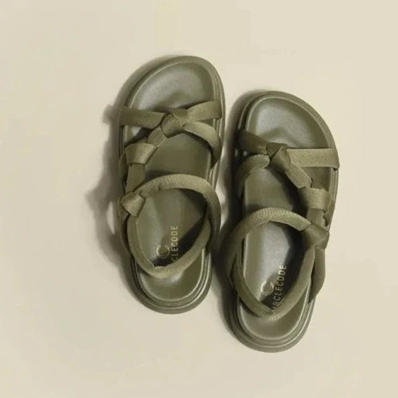 Tara Chunky Rope Strappy Gladiator Sandals