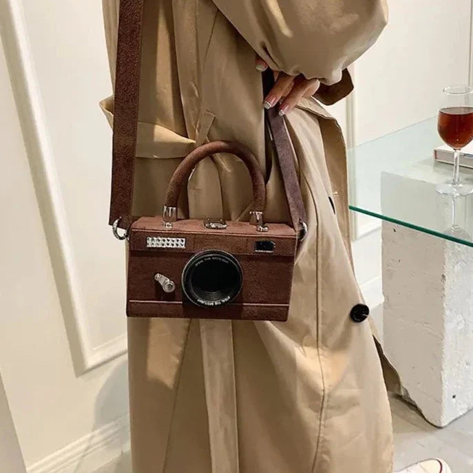 Amika Retro Camera Shape Mini Bags