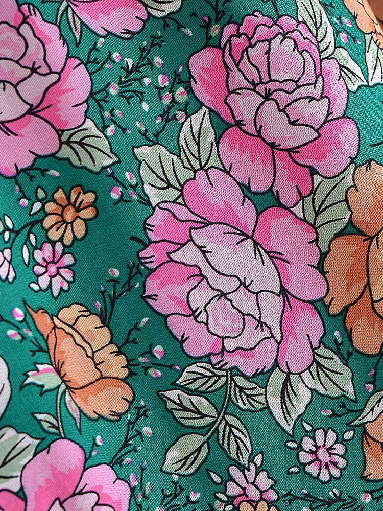 Vianca Bohemian Floral Flowy Pants