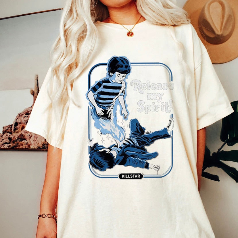 Satan Demon T-shirt Horror Devil Retro T-shirt