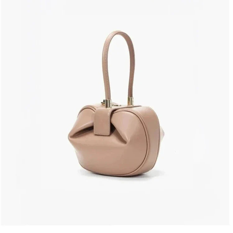 Alma Leather Mini Dumpling Bags