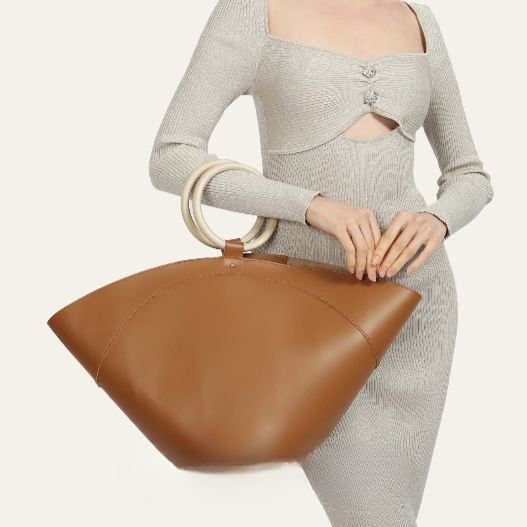 Maritta Ring Handle Half Moon Totes