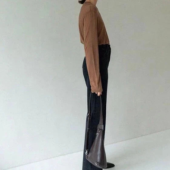 Hannia Faux Leather Sling Cross Body Bag