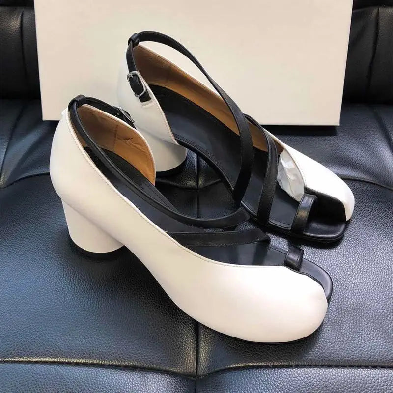 Emersyn Half Cut Out Tabi Sandals