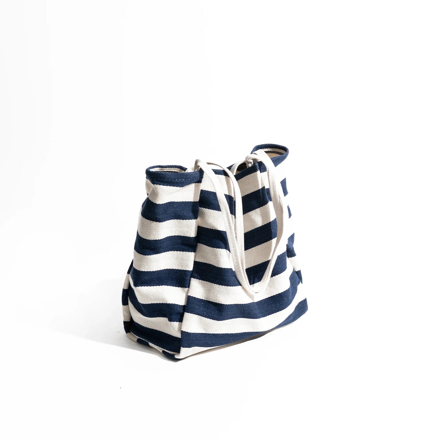 Capri Bold Stripe Casual Canvas Tote