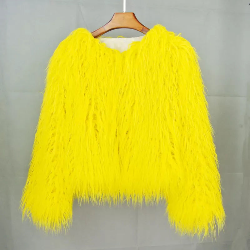 Micaela Shaggy Faux Fur Jackets