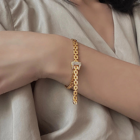 Tamar Belted Chain Ring and Bracelet