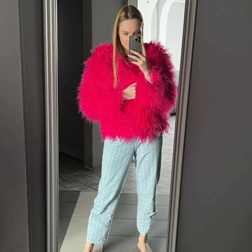 Micaela Shaggy Faux Fur Jackets
