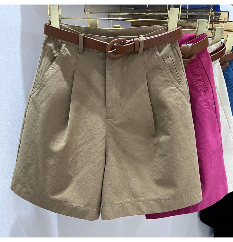 Women's Denim Shorts High Waist Short Casual Cotton Solid Loose Casual Bermuda Shorts