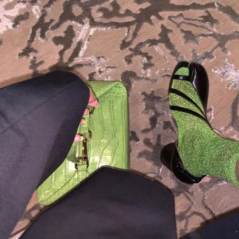 Emersyn Half Cut Out Tabi Sandals