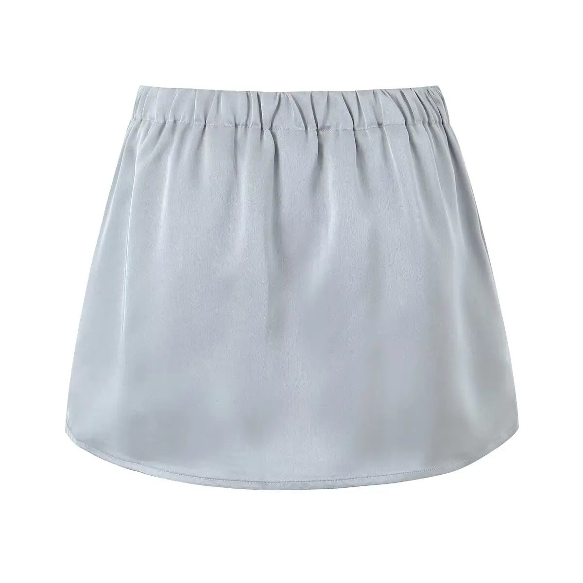 Tassha Boxer Satin Mini Skirts