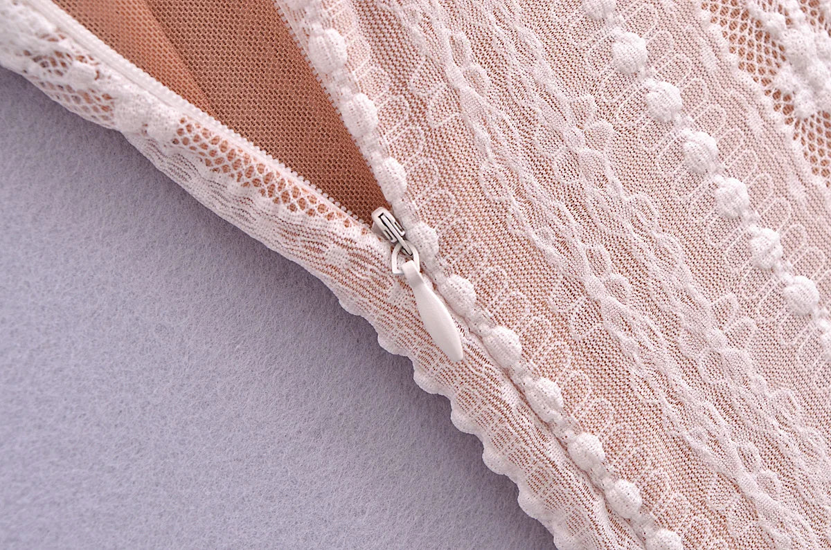 Rafaela Lace Cardigan Mini Dress