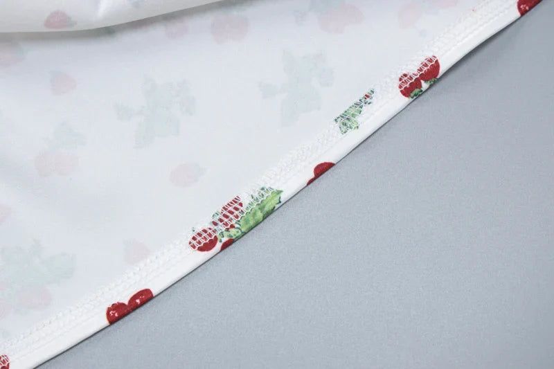 Lynia Satin Strawberry Slip Dress