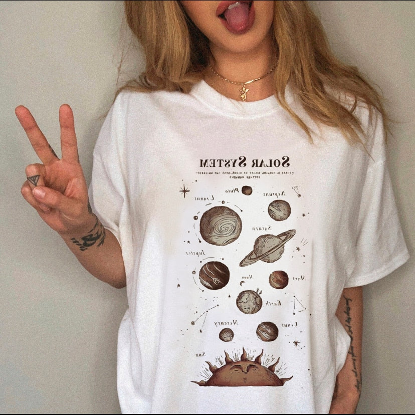 Female Top Fashion Tee Love Heart New Style Trend Clothes