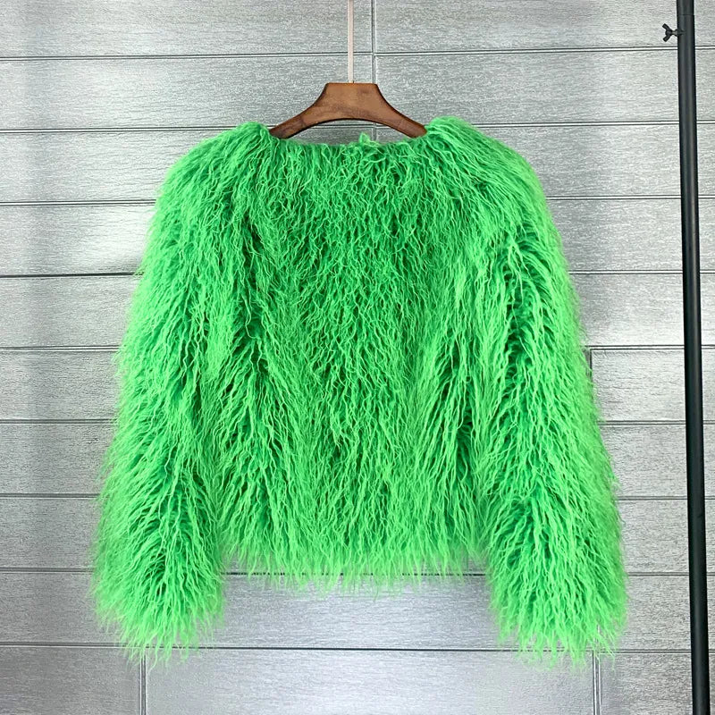 Micaela Shaggy Faux Fur Jackets