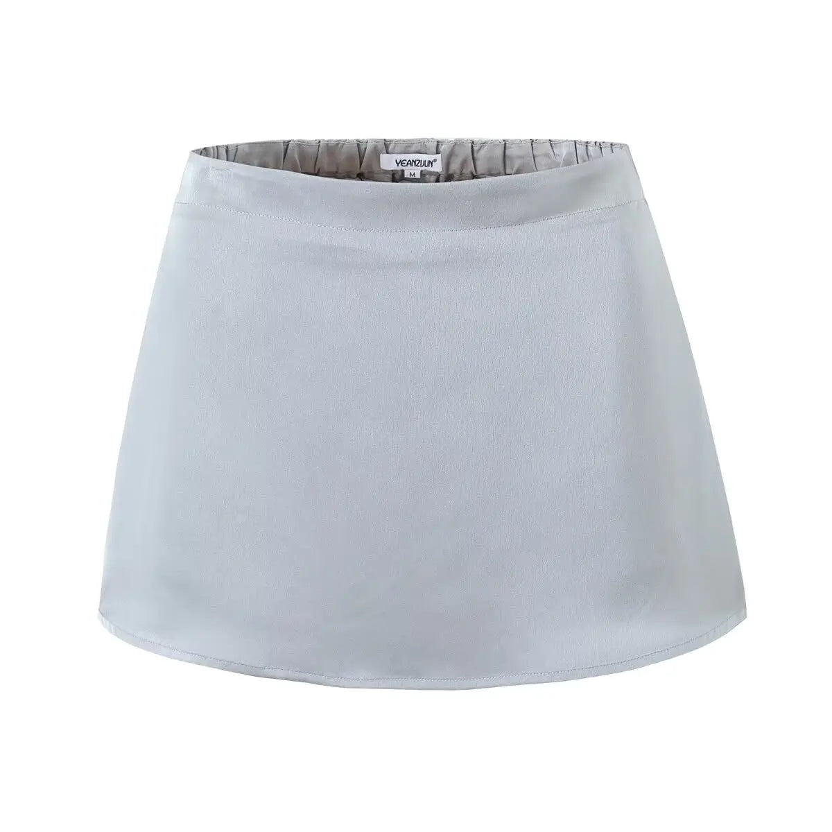 Tassha Boxer Satin Mini Skirts