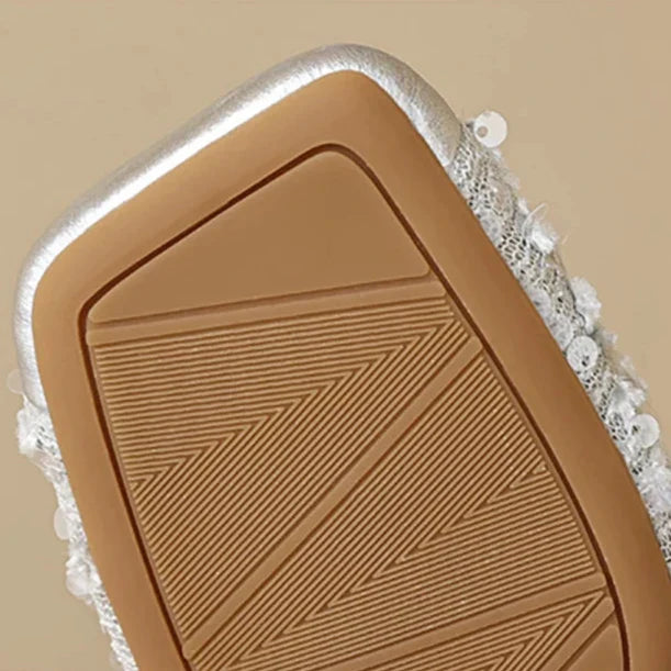 Chantelle Sequin Tweed Mules