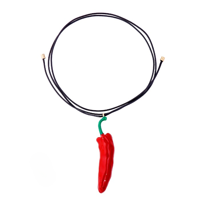 Red Hot Pepper Choker Necklace