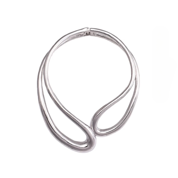 Jumbo Wrap Around Bib Choker Necklace and Bracelet