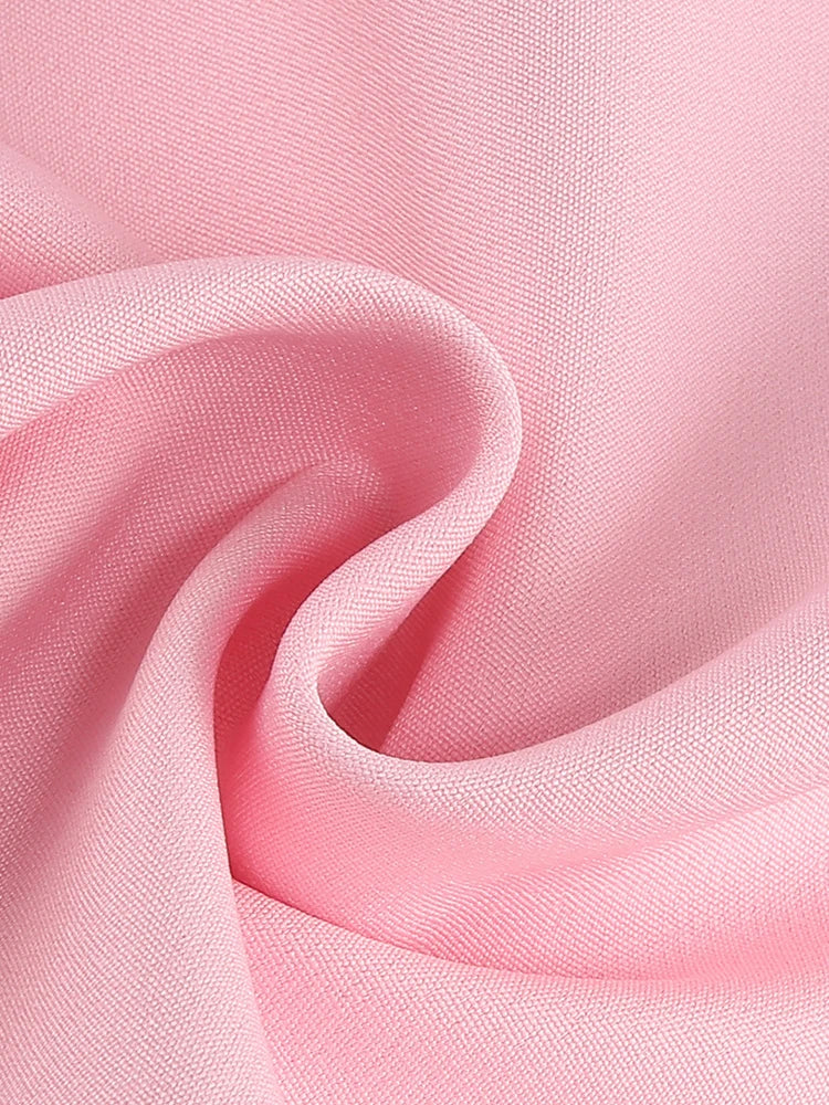 Myla Rosette Applique Tube Mini Dress