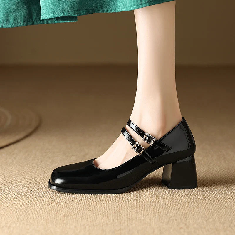 Jollie Double Strap Maryjane Pumps
