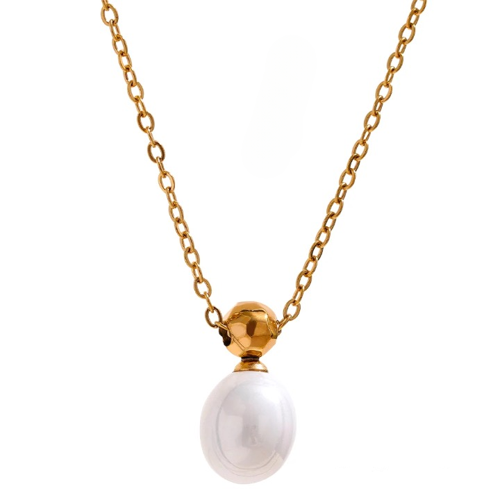 Natural Pearl String Beads Necklace