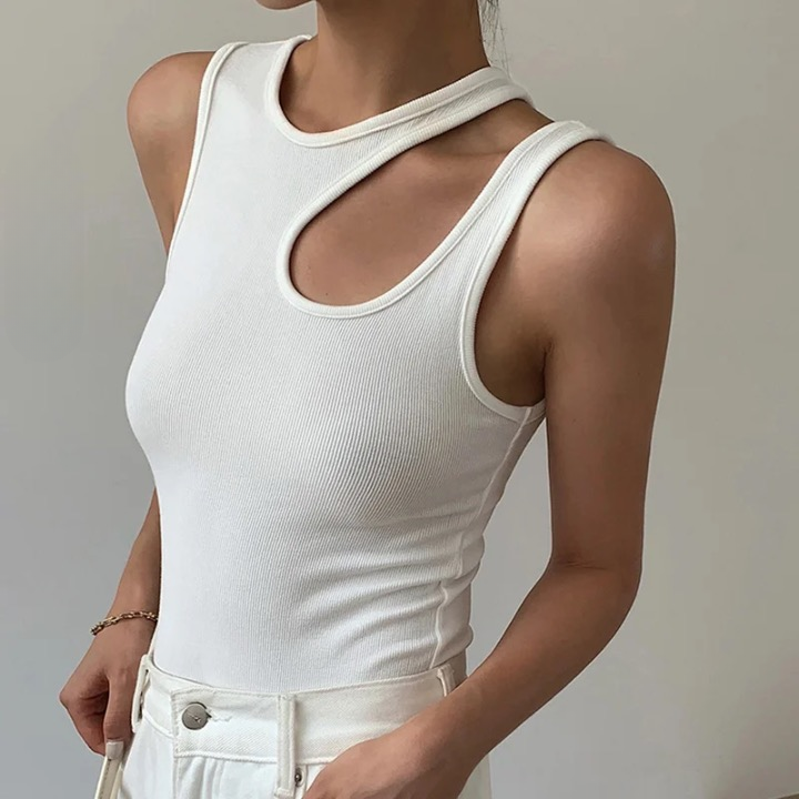 Lena Cut Out Tank Tops