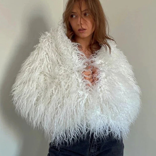 Micaela Shaggy Faux Fur Jackets