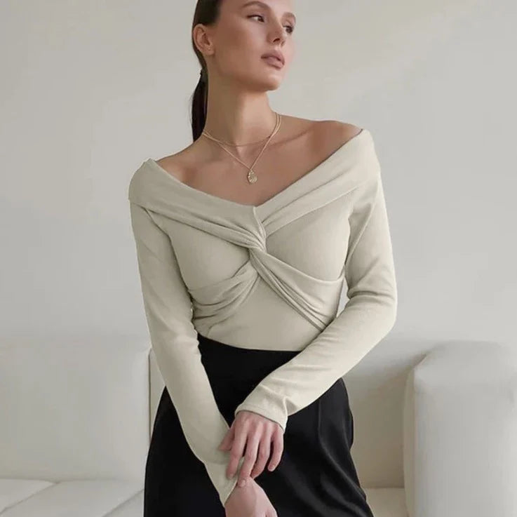 Margie Front Knot Top