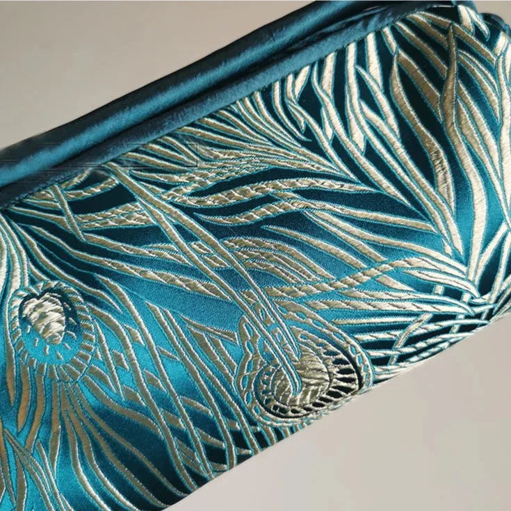 Kexin Silk Embroidery Cheongsam Mini Tote