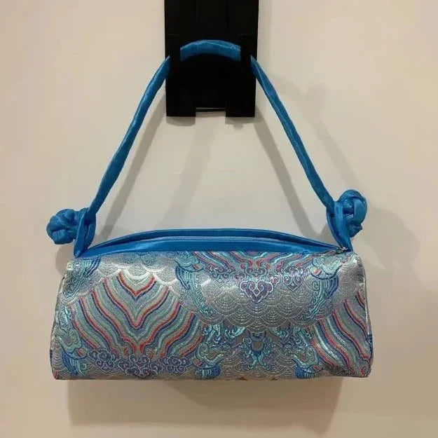 Kexin Silk Embroidery Cheongsam Mini Tote