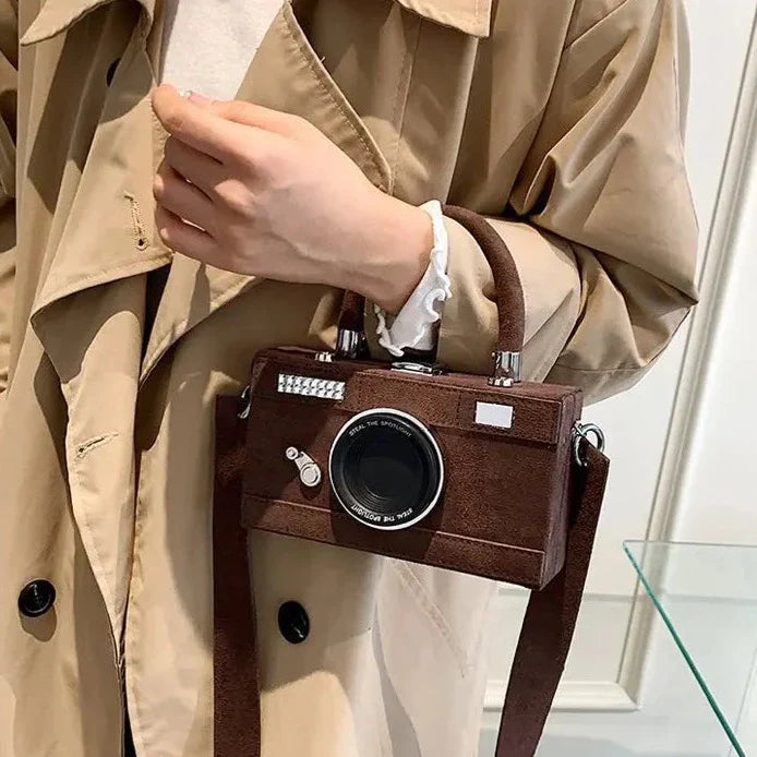 Amika Retro Camera Shape Mini Bags