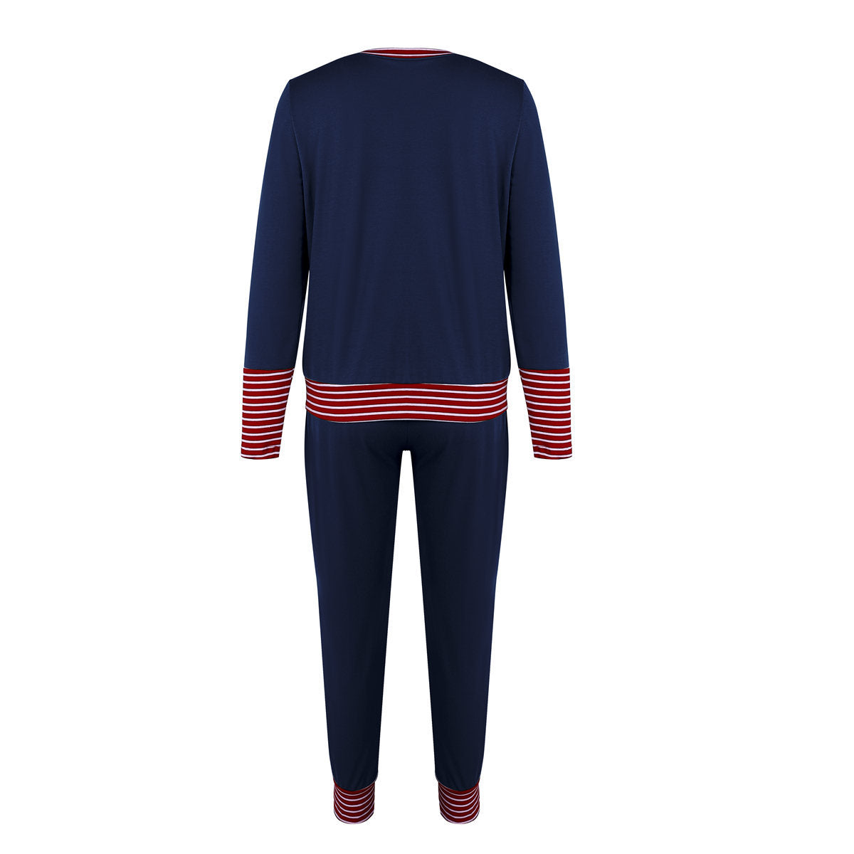 Merry Christmas Pajamas Set Casual Matching Set Full Sleeve Tops+Pants 2 Pieces