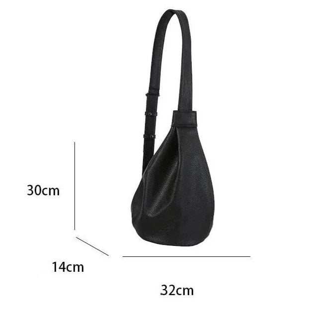 Hannia Faux Leather Sling Cross Body Bag