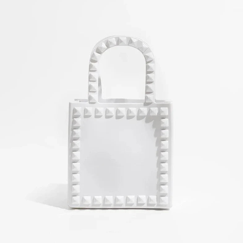 Oksana Rivet Trim Jelly Micro Box Totes