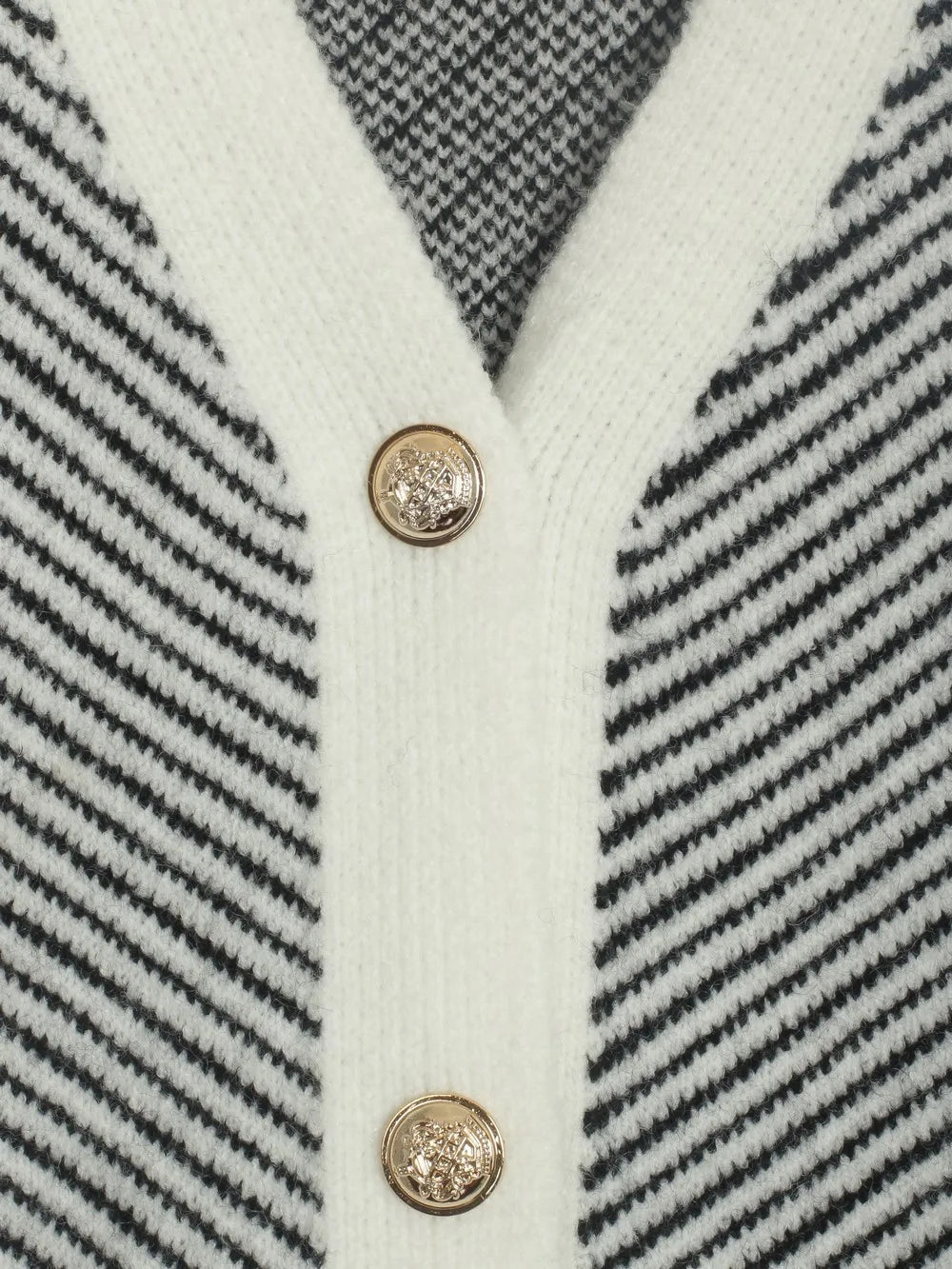 Daviana Herringbone Cardigan