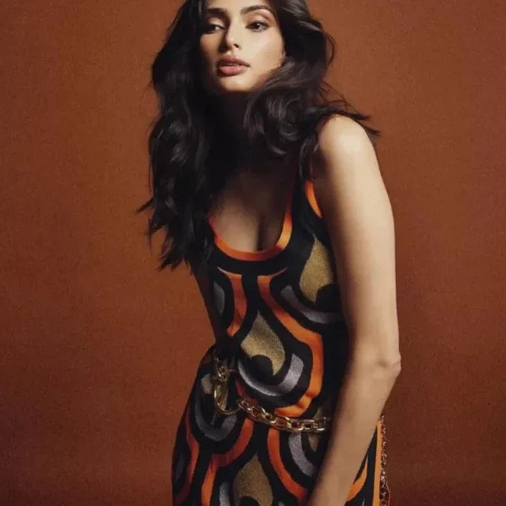 Terra Colorful Knit Tunic and Pants