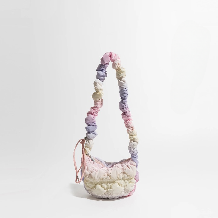 Sambria Pastel Ombre Quilted Waffle Bags