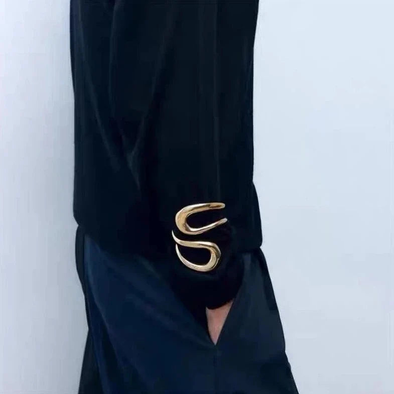 Jumbo Wrap Around Bib Choker Necklace and Bracelet