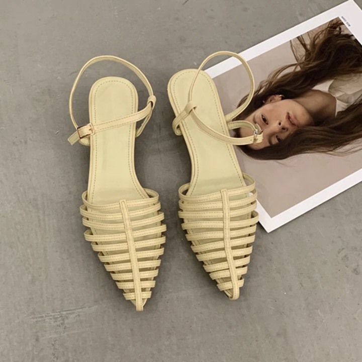 Aluna Multi Lines Strapy Sandals