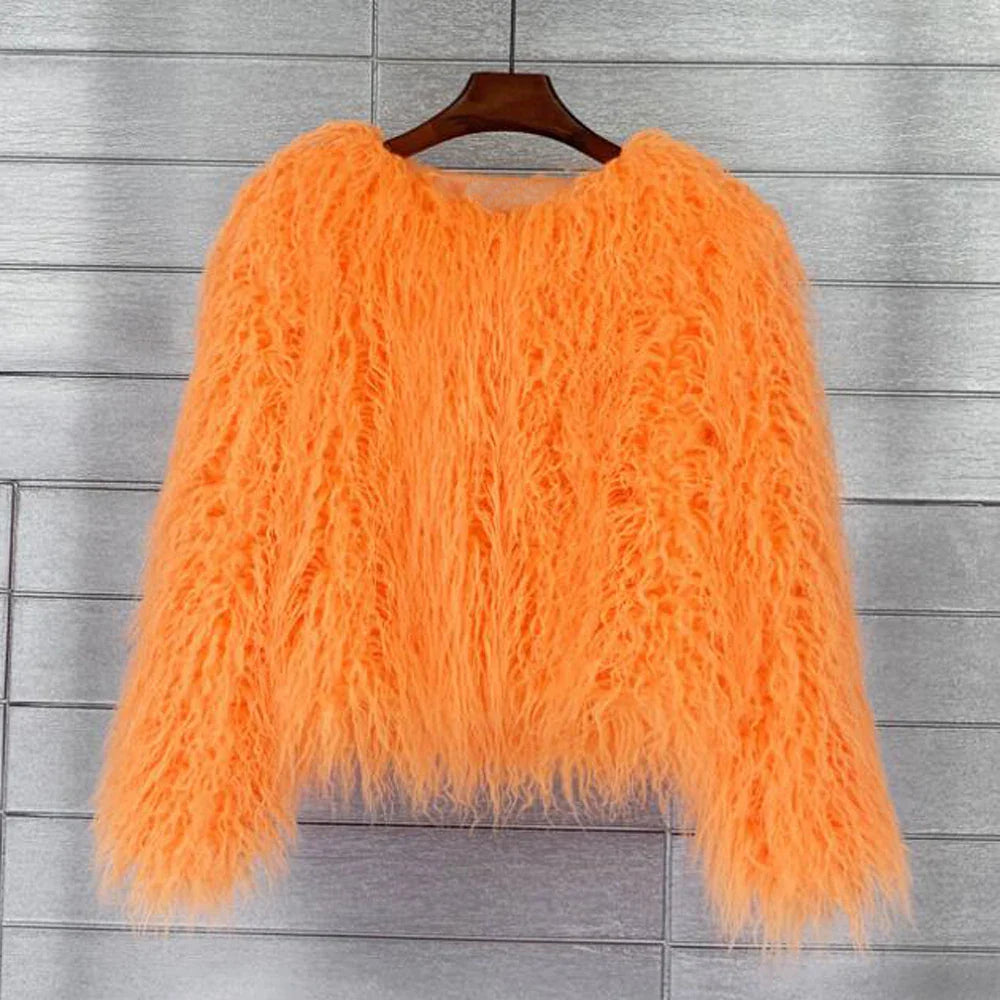 Micaela Shaggy Faux Fur Jackets