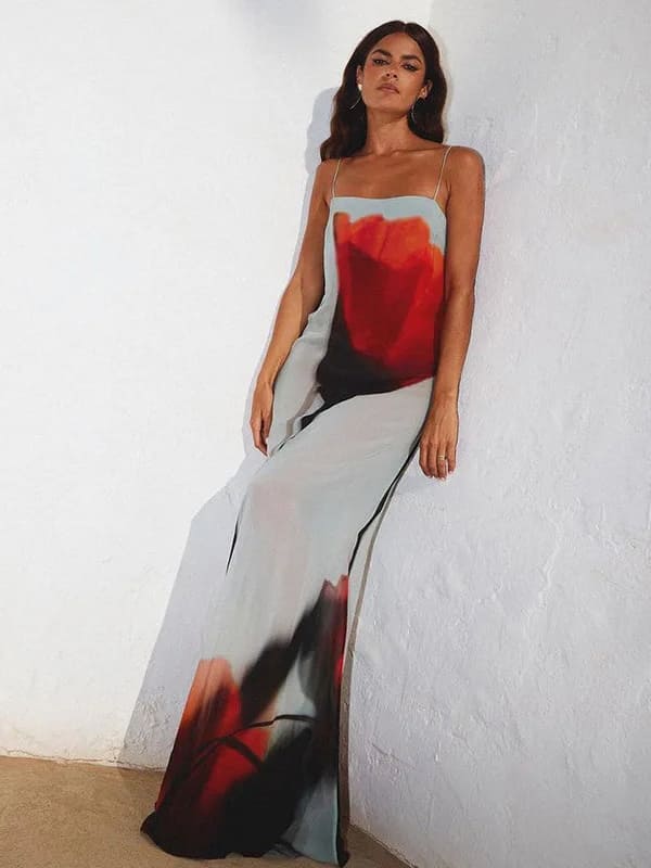 Spaghetti Strap Maxi Dress